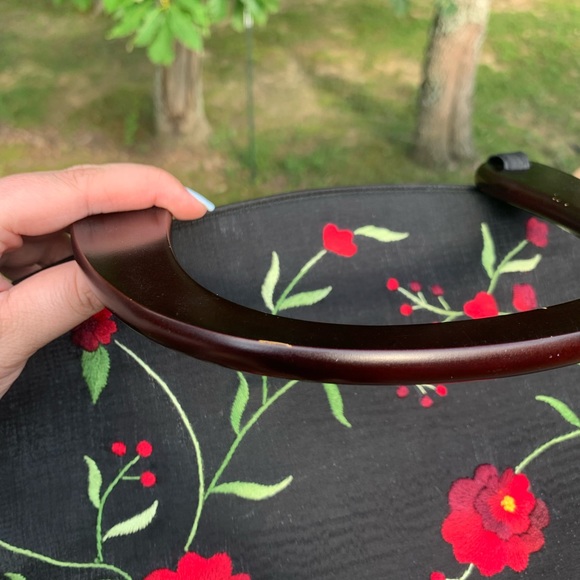 Y2K Vintage Floral Embroidered Bag - Picture 11 of 14